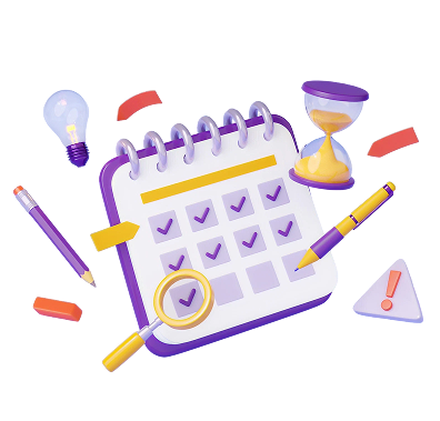 AI-powered project management illustration